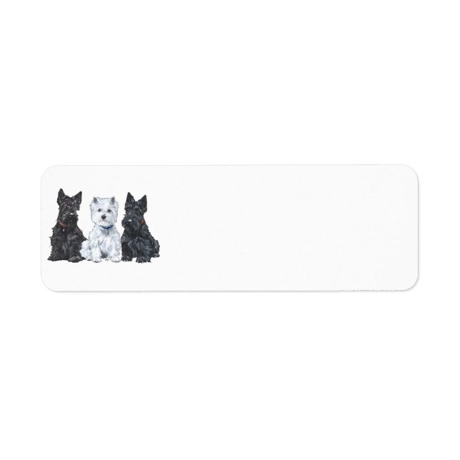 Two Scotties and a Westie (Front)