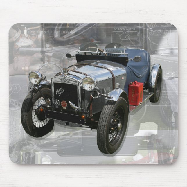 Two Seater Sports Mousemat (Front)