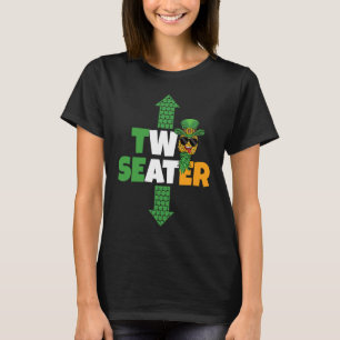 Two Seater St Patricks Day Upside Down Pineapple S T-Shirt