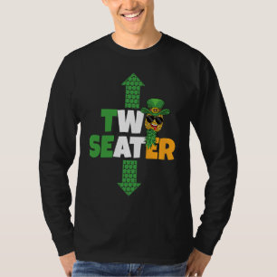 Two Seater St Patricks Day Upside Down Pineapple S T-Shirt