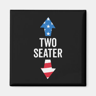 Two Seater Usa 4th July 2024 White Trash Party Att Magnet