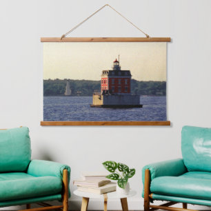 Two Sentinels of New London Hanging Tapestry