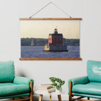 Two Sentinels of New London Hanging Tapestry