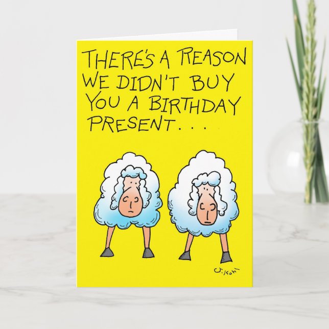 Two Sheep Card (Front)