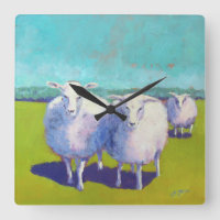 Two Sheep In Field