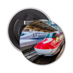 Two Shinkansen at the Tokyo Station Bottle Opener