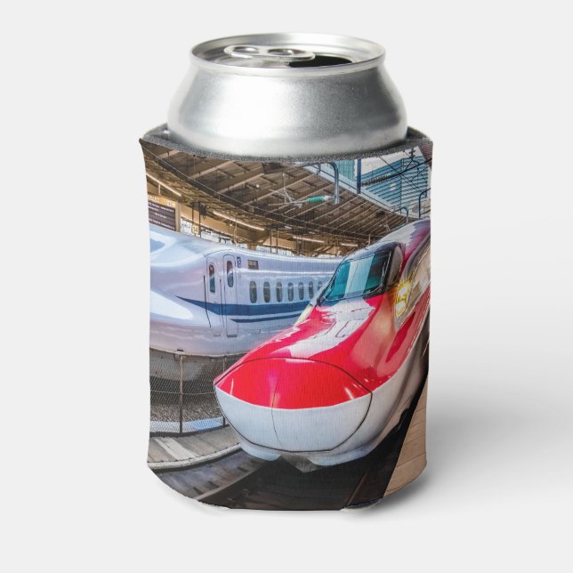 Two Shinkansen at the Tokyo Station Can Cooler (Can Back)
