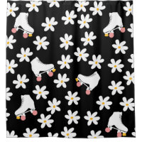 Two Side Roller Skates Floral Skater Gift  