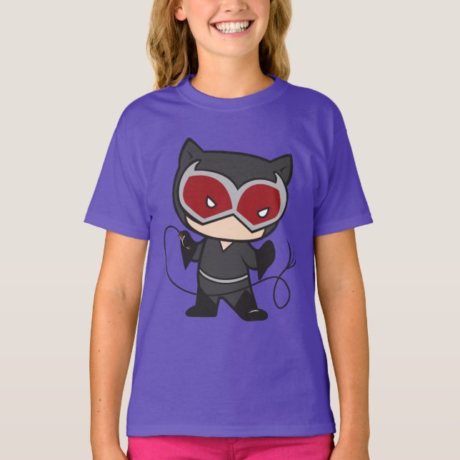 Two-Sided Chibi Catwoman T-Shirt (Front)