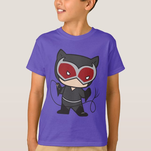 Two-Sided Chibi Catwoman T-Shirt (Front)