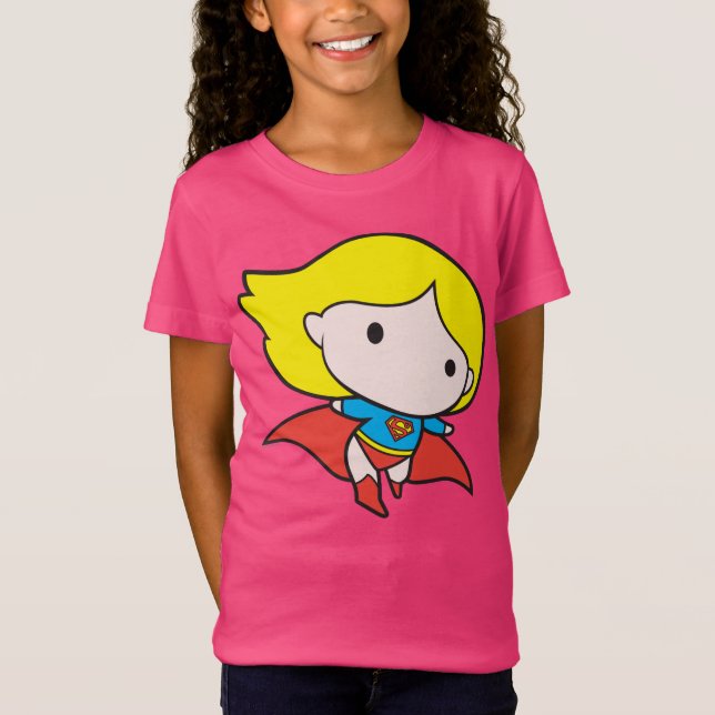 Two-Sided Chibi Supergirl T-Shirt (Front)