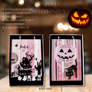 Two-Sided "Peek a Boo" Baby Shower Medium Gift Bag