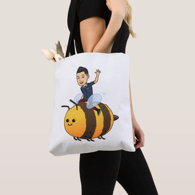 Two-Sided Print Tote Bag (Close Up)