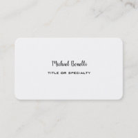 Two Sided Rounded Corner Professional Modern Plain