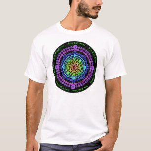 Two Sided T Shirt with Rainbow and Nightblooms