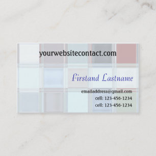 Two Sided Tile Art Customisable Business Cards