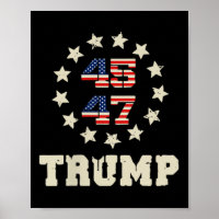 (two Sided) Trump 2025 Qr 45_47 Funny Trump Dancin
