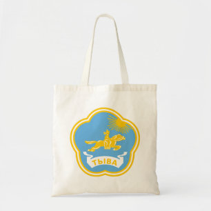 Two-sided Tuvan Coat of Arms and Endless Knot tote Bag