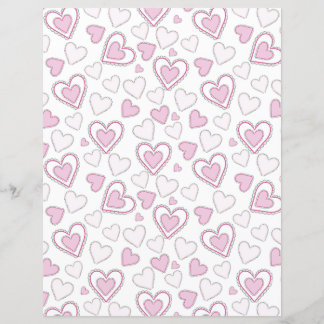 Two sided Valentine Scrapbook paper