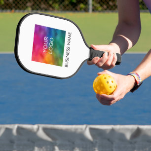 Two Sides Design Add Your Logo Here Company Pickleball Paddle