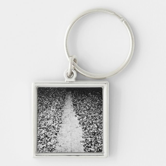 two sides of cocoa key ring (Front)