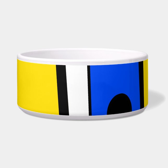 Two Sides Of Ethnicity Yellow Blue Black White (Left)