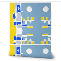 Two Sides Of Ethnicity Yellow Blue Seaspray