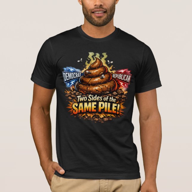 Two Sides of the same Pile T-Shirt (Front)