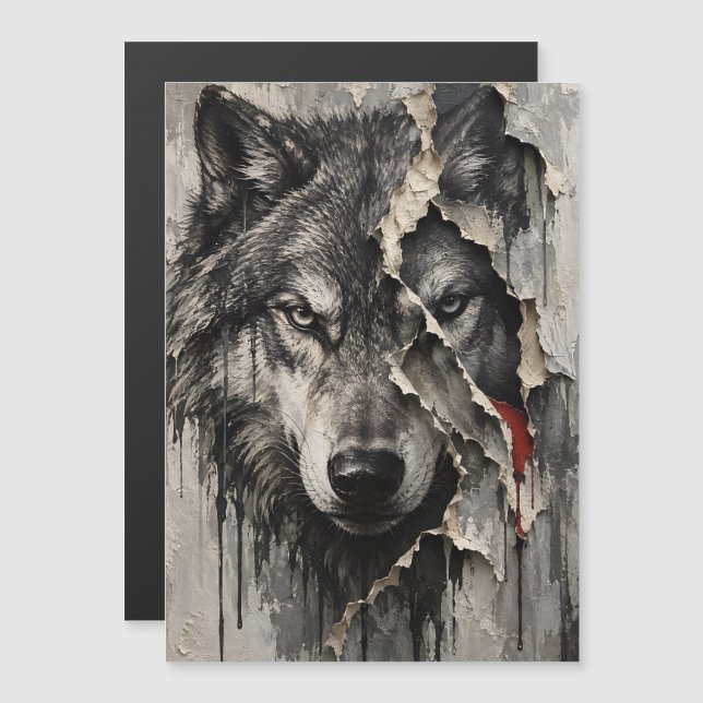 Two Sides of the Same Wolf (Front/Back)