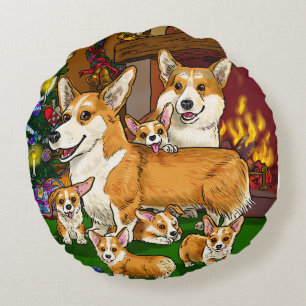 Two sides round cushion