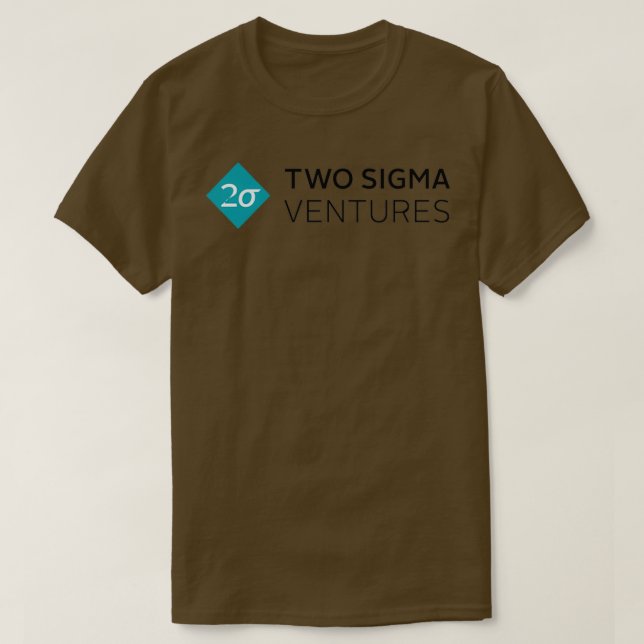 Two Sigma Ventures logo T-Shirt (Design Front)