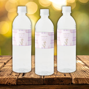 Two Silly Goose Girl 2nd Birthday Party You Water Bottle Label