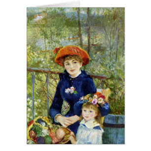 Two Sisters (On the Terrace) By Pierre Renoir