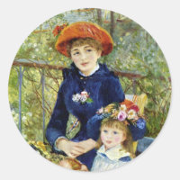 Two Sisters (On the Terrace) By Pierre Renoir