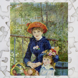 Two Sisters (On the Terrace) By Pierre Renoir Jigsaw Puzzle