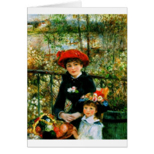 Two Sisters On the Terrace by Renoir