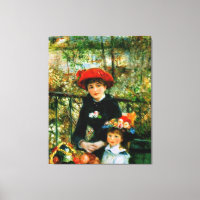 Two Sisters On the Terrace by Renoir