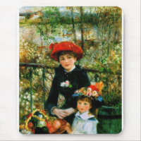Two Sisters On the Terrace by Renoir
