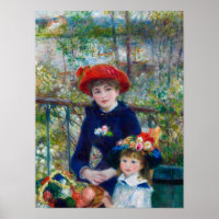 Two Sisters, On the Terrace by Renoir