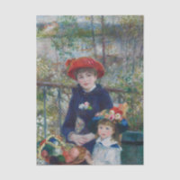Two Sisters on the Terrace by Renoir