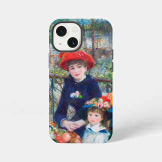 Two Sisters (On the Terrace) Pierre Auguste Renoir iPhone 13 Mini Case