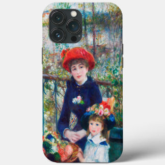 Two Sisters (On the Terrace) Pierre Auguste Renoir iPhone 13 Pro Max Case