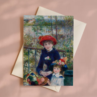 Two Sisters (On the Terrace) | Renoir Card