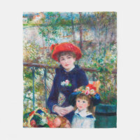 Two Sisters - Renoir Impressionist Painting