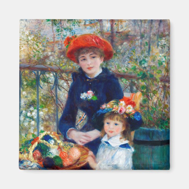 Two Sisters, Renoir Magnet (Front)