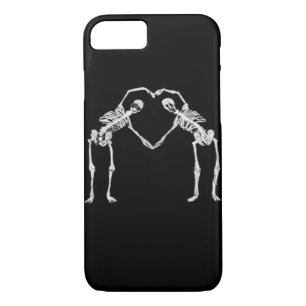 Two Skeleton Hearts Hands Classic Case-Mate iPhone Case