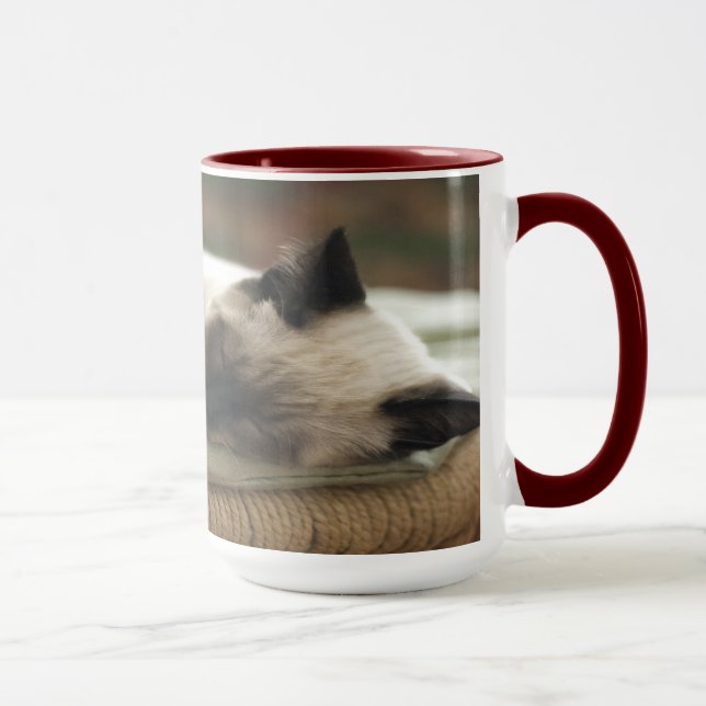 Two Sleepy Siamese Mug (Right)