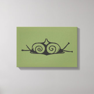 Two snails by Gerrit Willem Dijsselhof Canvas Print