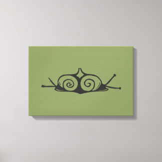 Two snails by Gerrit Willem Dijsselhof Canvas Print