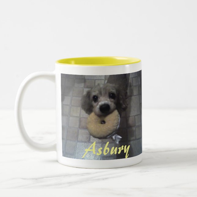 TWO SOLD! Beverage Mug - Customised - Customised (Left)